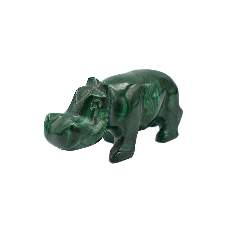 Ippopotamo in Malachite