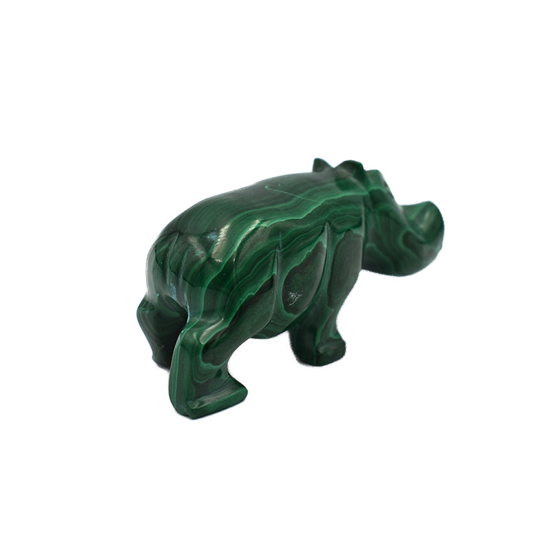 Ippopotamo in Malachite