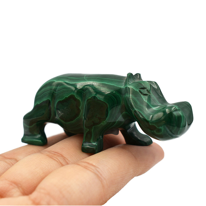 Ippopotamo in Malachite