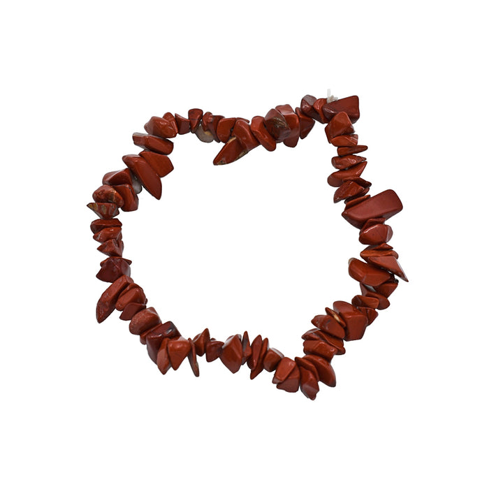 Bracciale in chips di Diaspro Rosso